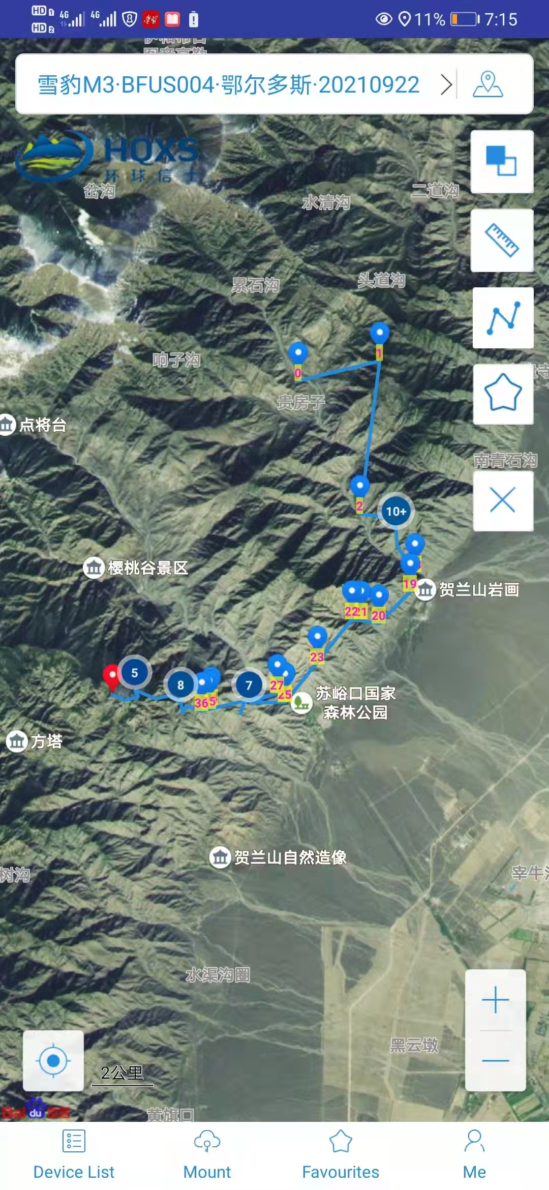 雪豹“游覽”路線示意圖。.jpg 雪豹“游覽”路線示意圖。.jpg